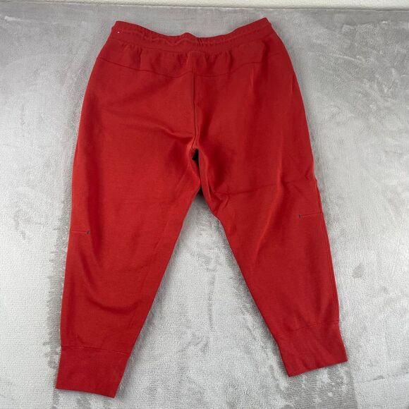 Nike Sportswear Tech Fleece Jogger Pants Plus Women 1X Red Active Athleisure NEW - Picture 7 of 13